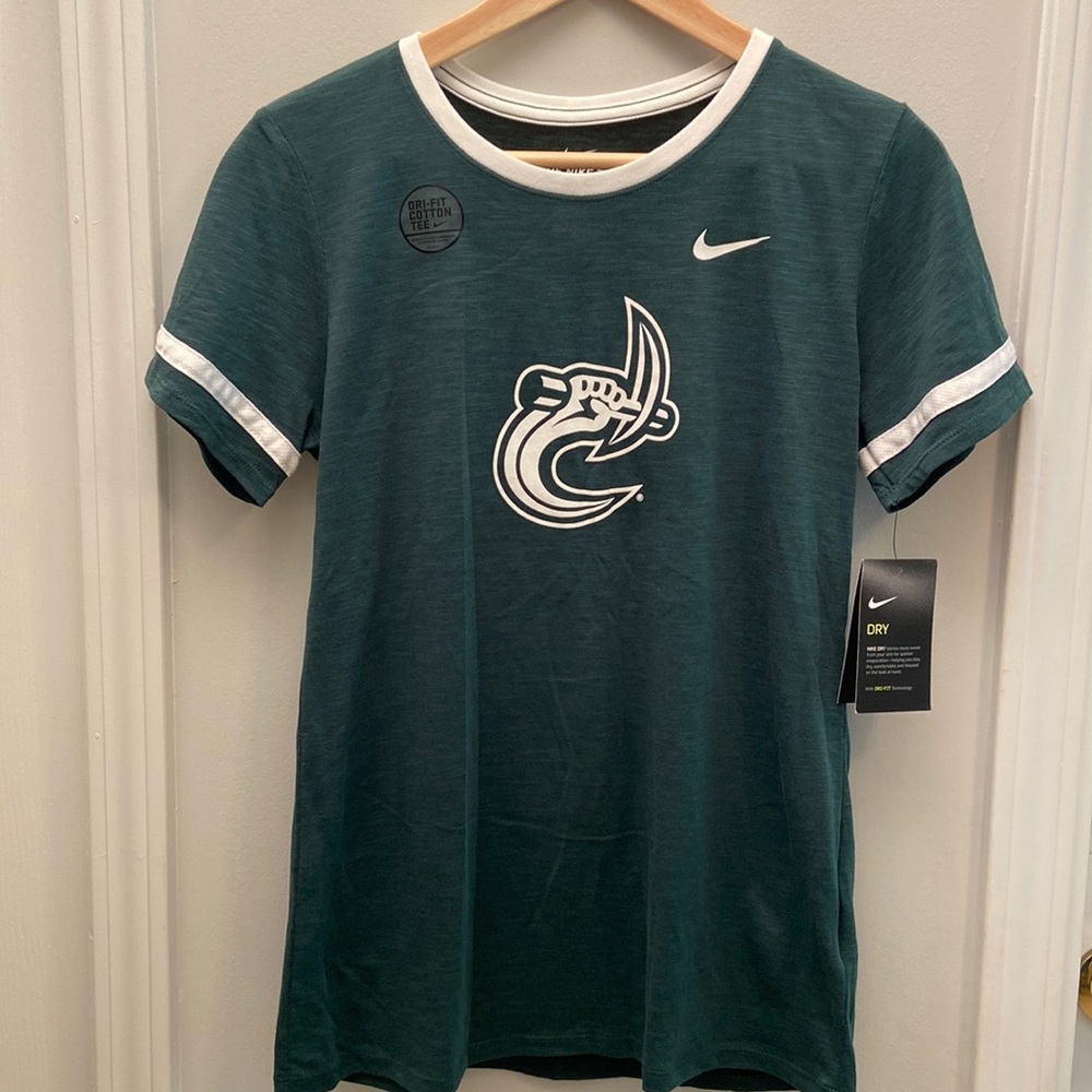 NWT Nike UNC-Charlotte 49ers Slub Fan Ringer Dri-Fit Medium